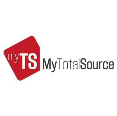 Mytotalsource.com. Remember me. New user? Register here: You receive offers and place orders for parts & accessories, 24/7. Price, lead time, stock, pictures and technical features available for every reference. Look up parts based on your machine details or via technical specifications. Get access to a database of over 44 000 000 references. Request login details. 