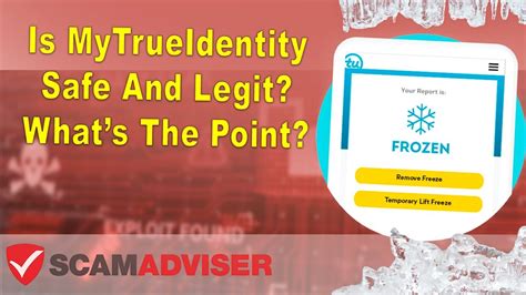 Mytrueidentity legit. Those ads are so effective that 36 percent of consumers who’ve seen them think that identity theft services can remove their info from the dark web—a part of the internet that can be accessed ... 
