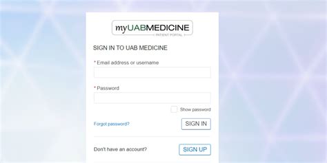 Welcome to myUABMedicine. This web site gives you 