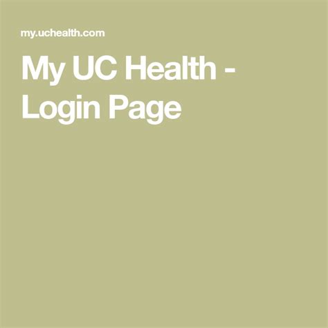My UC Health is a free, safe and secure online application that allows you* to access, manage and receive your personal health information from a mobile device, tablet or computer any time. . 