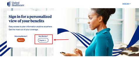 Log in to your member account on UnitedHealthcare a