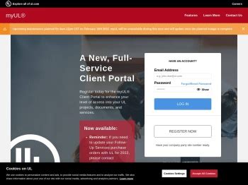myUL® Client Portal. A secure, online source for