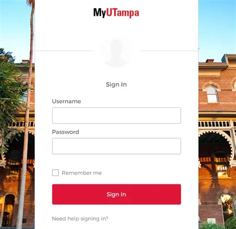 How to Log into The University of Tampa Portal. To log in to the University of Tampa portal, one needs to follow the steps below; STEP 1: Navigate to MyUTampa. STEP 2: Enter your Username and password and sign in. STEP 3: There is an option for forgotten passwords, click the link if you have forgotten your password.. 