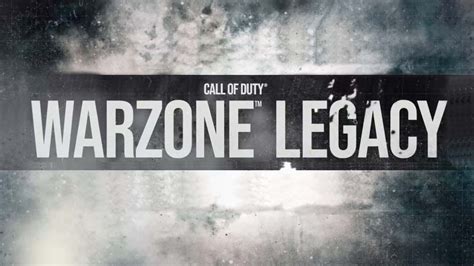 0, saranno passate quasi 141 settimane dal debutto del primo Call of Duty Warzone, avvenuto il 10. . Mywarzonelegacycallofduty