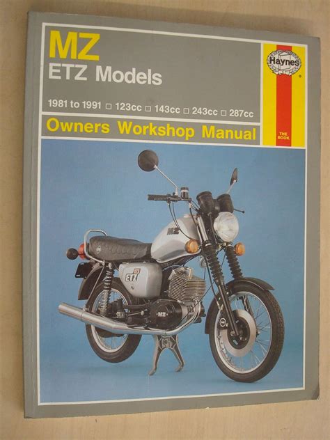 Mz etz models owners workshop manual. - Mz etz models owners workshop manual.