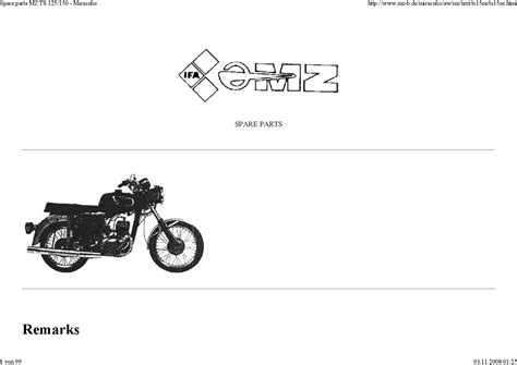 Mz ts 125 ts 150 parts manual catalog 1983. - Manuale di riparazione e assistenza per officina vauxhall corsa.