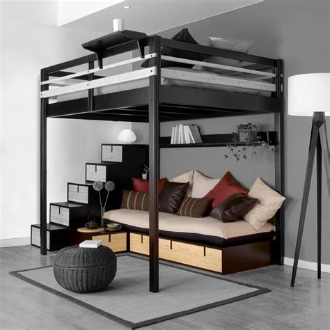 Mézzanine - Cela vous permet de choisir le type de matelas qui vous convient le mieux, compte tenu des dimensions du lit mezzanine. Découvrez notre gamme de lits mezzanine avec ou sans bureau composée de différentes couleurs et matériaux. Profitez de prix IKEA toute l'année .