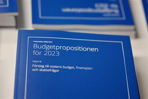 När beslutar riksdagen om budgetpropositionen 2023