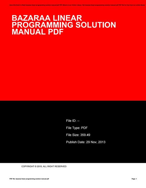 N ar programming bazaraa solution manual. - Solution manual city of smithville 16 ed.
