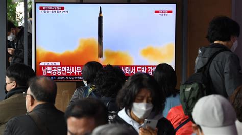 N. Korea, mum on missing US soldier, launches missile