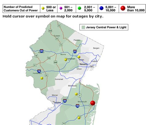 N.j. power outage map. Atlantic City Electric. Report an Outage. (800) 833-7476 Report Online. View Outage Map. Outage Map. 