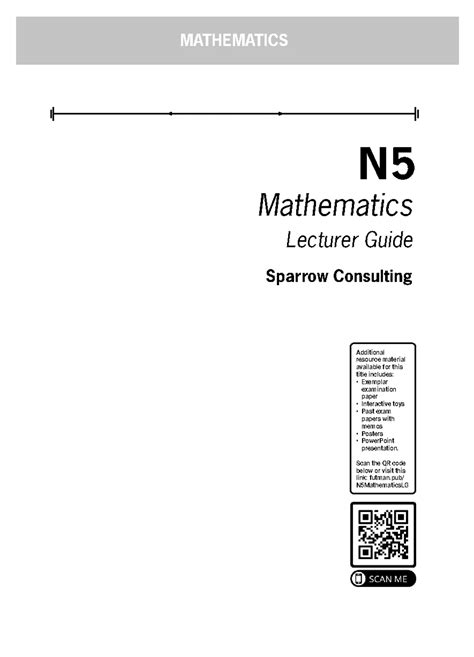 N5 Mathematics Study Guide