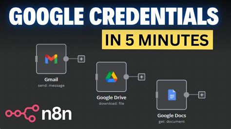 N8n google credentials.  Use these credentials to authenticate Google in n8n, a workflow auto...