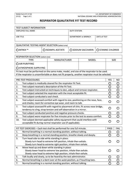 N95 Fit Test Form PDF Edit & Share airSlate SignNow