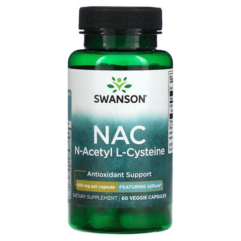 NAC (N-Acetyl Cysteine) 600mg - 60 Vege Capsules