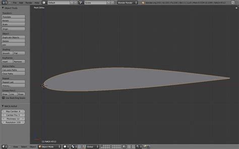 NACA Airfoil Generator Released Scripts and Themes Blender Artists Community