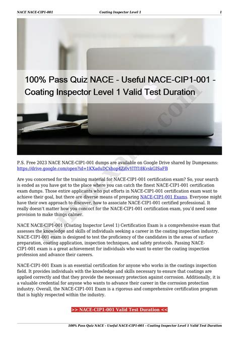 NACE-CIP1-001-CN Prüfung