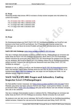 NACE-CIP2-001-CN Deutsche Prüfungsfragen