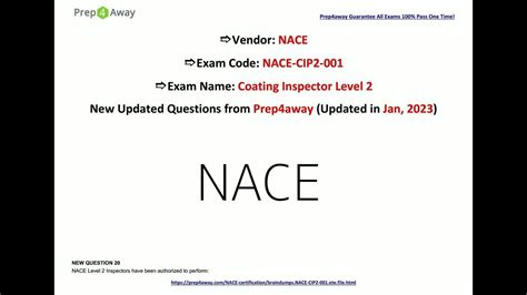 NACE-CIP2-001-CN Musterprüfungsfragen