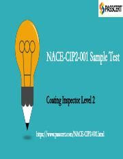 NACE-CIP2-001-CN Probesfragen