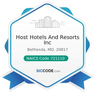 NAICS Code 721110 - Hotels (except Casino Hotels) and Motels