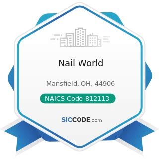 NAICS Code 812113 - Nail Salons