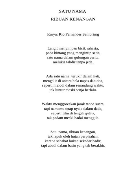 Nama Kenangan - Pippit - muktibox.com