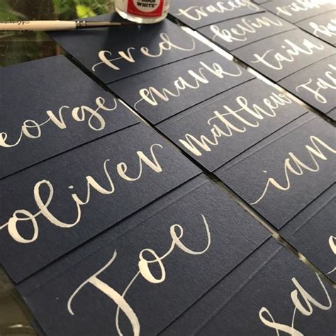 Name Tags in Calligraphy - Etsy - muktibox.com