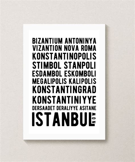 Names of Istanbul - muktibox.com