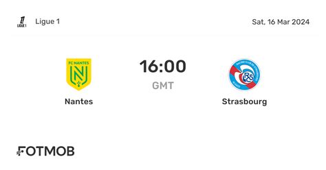 Nantes vs Strasbourg Live Scores | LiveScore - wintechmobiles.com