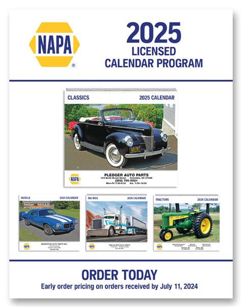 NAPA Calendars