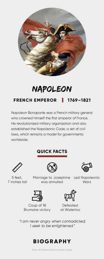 Napoleon Biography - Early Life, Military Career, Invasion and Death - wintechmobiles.com