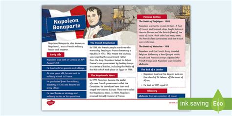 Napoleon Facts for Kids - wintechmobiles.com