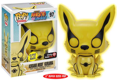 NARUTO FUNKO POP KURAMA GLOW #97 GAMESTOP