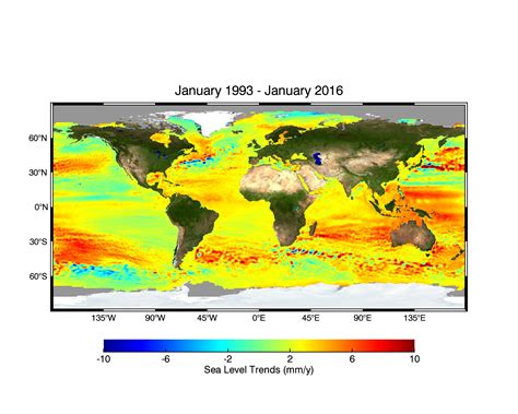 NASA: Satellite data shows global mean sea level is rising at a faster rate