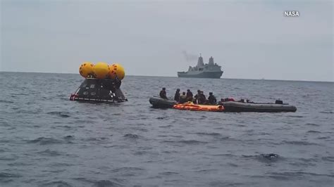 NASA completes first manned crew recovery
