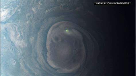 NASA spacecraft captures image of ghostly lightning on Jupiter