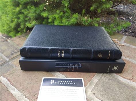 Read Online Nasb Preachers Bible Premium Goatskin Leather Black Premier Collection 1995 Text Comfort Print By Zondervan