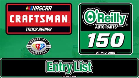 NASCAR Craftsman Truck O’Reilly Auto Parts 150 at Mid-Ohio Results