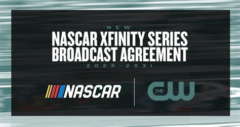 NASCAR plans to make The CW the exclusive home for Xfinity Series starting in 2025