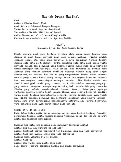Naskah Drama Musikal TERBARU | PDF - Scribd - muktibox.com
