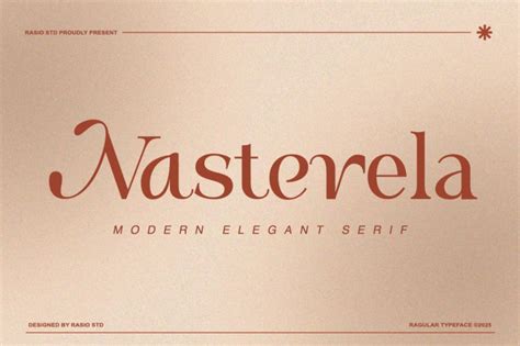 Nasterela Modern Elegant Serif Font - Creative Market - muktibox.com