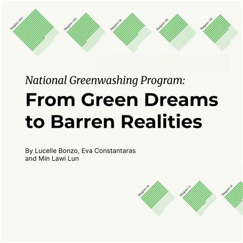 National Greenwashing Program: From Green Dreams … - raincitystudios.com