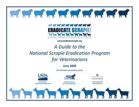 National Scrapie Eradication Program: Animal Identification and ... - coolestguyplanet.net