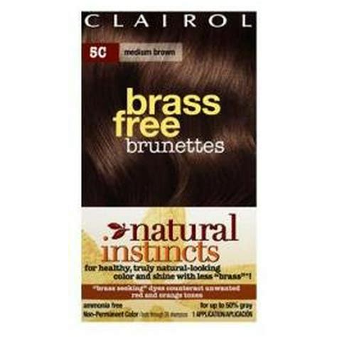 NATRUAL INSTINCTS BRASS FREE INGREDIENTS/INGRÉDIENTS