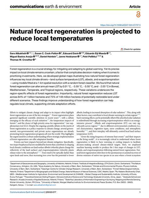 Natural forest regeneration is projected to reduce local … - raincitystudios.com