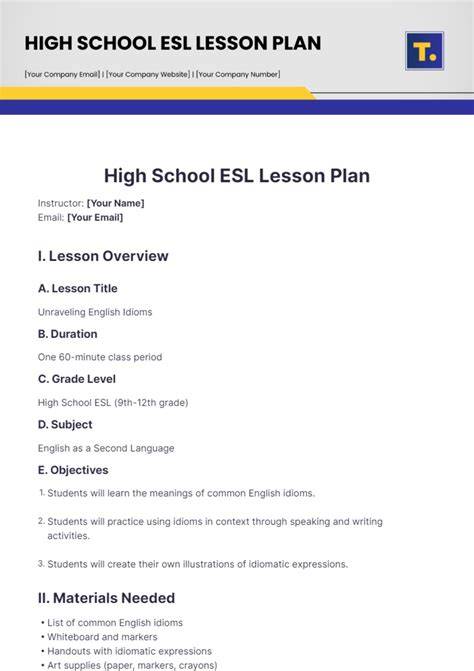 Nature Lesson Plans for High School Students - raincitystudios.com