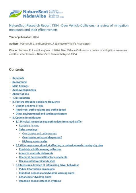 NatureScot Research Report 1325 - Review of high … - raincitystudios.com