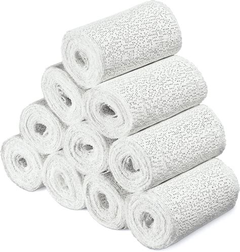 Navaris Plaster Cloth Rolls (L, Pack of 10) - Gauze … - muktibox.com