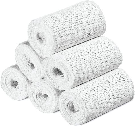 Navaris Plaster Cloth Rolls (M, Pack of 6) - Gauze Bandages for Body ... - muktibox.com